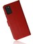 Samsung Galaxy A02S Kılıf Deri Kartlıklı Kılıf Kapaklı Kılıf Cüzdanlı - Kırmızı 4