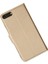 Apple iPhone 7 Plus Kılıf Deri Kartlıklı Kılıf Kapaklı Kılıf Cüzdanlı - Gold 2