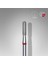 Elmas Yuvarlanmış Silindir Freze, Kırmızı, Çap 2,3 Mm, Çalışma Kısmı 8 mm 1