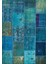 Antik Patchwork Turkuaz El Dokuma Kilim 1
