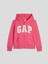 Kız Çocuk Logo Fermuarlı Havlu Kumaş Sweatshirt 1