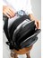 Sanmorris Unisex Suya Dayanıklı Krinkıl Kumaş Çok Gözlü Orta Boy Laptop Okul ve Sırt Çantası 4