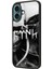 Apple iPhone 16 Plus Siyah Baskılı A++ Kalite Koruma Silikon Kılıf A++ 2