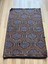 101 x 140 cm Küçük Mavi ve Siyah Kilim, El Dokuma Vintage Kilim, Yumuşak Bohem Stili Kilim, Ev Hediyesi 1