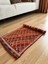 47 x 88 cm Küçük Geometrik Türk Kilim Halısı, El Dokuma Vintage Kilim, Harika Renkli Kilim, Bohem Ev Dekoru 2