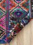 66 x 121 cm Küçük Boy Canlı Renkli Kilim, Geometrik ve Akrep Motifli, El Dokuma Vintage Kilim, Harika Ev Dekoru 4