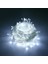 100 Ledli 8 Fonksiyonlu 10 Metre LED Aydınlatma Dekor Lambası (Beyaz) 2