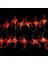 10LU Pilli LED Flamingo Dekoratif Işık Zinciri Aydınlatma 1,5 mt 4