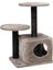 Katlı Kedi Evi ve Tırmala Tahtası Gri (45x35x70 cm) 1