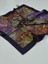 Silkhome Kilim Desen Tivil Eşarp Siyah Bordo 1