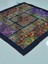 Silkhome Kilim Desen Tivil Eşarp Siyah Bordo 2