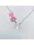 Izjewel Pembe Miyuki Yıldız 925 Ayar Gümüş Kolye 3