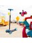 Işıklı Tekerlekli Çocuk Scooter-Mavi/pembe 3