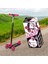 Işıklı Tekerlekli Çocuk Scooter-Mavi/pembe 3