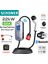 22KW Taşınabilir Elektrikli Araç Şarj Istasyonu Wi-Fi / Bluetooth Smart 5 Metre Tip2 Kablolu Trifaz/monofaz 32A 1