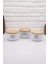 Bambu Kapaklı Cam Beyaz Salt & Pepper & Spıce Kavanoz Seti 370ML 3