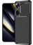 Huawei Nova 12 Se Uyumlu Silikon Kılıf Karbon Desenli Kamera Korumalı Darbe Emici Autofocus Kapak 1