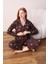Pamuklu Süet Kadın Pijama Takımı 1
