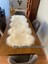 Krem Kürklü Peluş Masa Örtüsü Şık Dekoratif Lüks Elegant Modern Dekoratif Runner 5