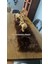 Kahve Kürklü Peluş Masa Örtüsü Şık Dekoratif Lüks Elegant Modern Dekoratif Runner 1