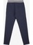 Normal Bel Slim Fit Koyu Lacivert Erkek Eşofman Altı HM581288 2