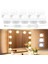 Ayna Için LED Vanity Işıkları, 10 Kısılabilir Ampulle Yapışkan Vanity Işıkları, Makyaj Malzemeleri Için USB Kablolu Ayna Işıkları (Yurt Dışından) 3