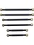 Eksenel SCX24 90081 1/24 Rc Paletli Araba Metal Çekme Çubuğu Bağlantı Bağlantı Rot Takımı Yükseltme Parçaları Aksesuarları, 1 (Yurt Dışından) 5