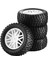 Adet Rc 1/10 Ölçekli Off-Road Araba Lastikleri Lastik ve Tekerlekler Hsp 94166/94107/94106, Beyaz (Yurt Dışından) 1