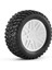 Adet Rc 1/10 Ölçekli Off-Road Araba Lastikleri Lastik ve Tekerlekler Hsp 94166/94107/94106, Beyaz (Yurt Dışından) 4