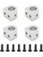 Lcg Alt Ağırlık Merkezi Metal Gövde Direk Montajı 1/10 Rc Paletli Araba Eksenel SCX10 I Iı Iıı Capra Yükseltme Parçaları, B (Yurt Dışından) 1