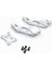 144001-1258 Metal Kuyruk Sabit Parçalar Kuyruk Kanat Firmware Bağlantı Parçaları Wltoys 144001 1/14 4WD Rc Araba Parçaları, Gümüş (Yurt Dışından) 5