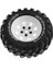4 Adet 93MM Metal 1.9 Inç Beadlock Jant Lastik Lastik Seti 1/10 Rc Paletli Araba Traxxas, 12MM Adaptör, Siyah (Yurt Dışından) 5