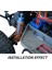 Traxxas Slash 4x4 Vxl 2WD Rustler Stampede Hoss 1/10 Rc Araba Yükseltme Parçaları Için Metal Ön ve Arka Amortisör, Pembe (Yurt Dışından) 2