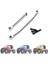 Fms FCX24 Metal Direksiyon Çubukları Direksiyon Bağlantı Kravat Bağlantıları 1/24 Rc Paletli Araba Yükseltme Parçaları Aksesuarları, Gümüş (Yurt Dışından) 5