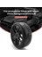 Adet 1/8 Buggy Lastikleri Tekerlekler ile 17MM Hex Tahrik Hub Rc Off Road Araba Hsp Hpı Kyosho Traxxas Lastik Aksesuarları Siyah (Yurt Dışından) 5