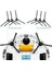 Ilıfe V3 V3S V5 V5S V5S Pro Robotlu Süpürge Için Yedek, 1x Birincil Filtre + 3x Filtreler + 6x Yan Fırçalar (Yurt Dışından) 3