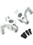 Wltoys Için Metal Ön Direksiyon Bloğu Direksiyon Kupası 104009 104016 104018 12401 12402-A 12404 12409 Yükseltme Parçaları, Gümüş (Yurt Dışından) 1