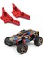 Wltoys 104009 104016 104018 12401 12402-A 12403 12409 Yükseltme Parçaları Için Metal Ön ve Arka Şok Kulesi, Kırmızı (Yurt Dışından) 5