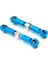 Metal Ön Arka Rot Bağlantı Servo Bağlantı Çubuğu Seti Wltoys 104072 1/10 Rc Araba Yükseltme Parçaları Aksesuarları, Mavi (Yurt Dışından) 3