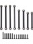 Adet Metal Süspansiyon Bağlantı Seti Bağlantı Çubuğu Bağlantısı 9749 Traxxas TRX4M 1/18 Rc Paletli Araba Yükseltme Parçaları Aksesuarları, 3 (Yurt Dışından) 1