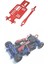 Mini-Q 1/28 Rc Drift Araba Yükseltme Parçaları Için Metal Şasi ve Ikinci Zemin Plakası, Kırmızı (Yurt Dışından) 4