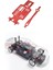 Mini-Q 1/28 Rc Drift Araba Yükseltme Parçaları Için Metal Şasi ve Ikinci Zemin Plakası, Kırmızı (Yurt Dışından) 5
