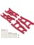 Traxxas Slash 2WD 1/10 Kısa Kulvar Yükseltme Parçaları Için Naylon Ön ve Arka Süspansiyon Kolları ve Bağlantı Çubuğu 3631, Kırmızı (Yurt Dışından) 1