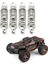 Wltoys 104016 104018 1/10 Rc Araba Yükseltme Parçaları Için Metal Yağ Amortisör Damperi, 5 (Yurt Dışından) 5