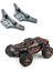 Wltoys 104009 104016 104018 12401 12402-A 12403 12409 Yükseltme Parçaları Için Metal Ön ve Arka Şok Kulesi, Titanyum Renk (Yurt Dışından) 3