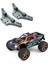 Wltoys 104009 104016 104018 12401 12402-A 12403 12409 Yükseltme Parçaları Için Metal Ön ve Arka Şok Kulesi, Titanyum Renk (Yurt Dışından) 5