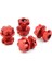 Metal 17MM Kavisli Tekerlek Altıgen Göbek Adaptörü 8654 Traxxas 1/10 E-Revo 2.0 Maxx 1/8 Kızak Rc Araba Yükseltme Parçaları, Yeşil (Yurt Dışından) 4
