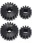4 Adet Overdrive Çelik Portal Aks Dişli Seti 21T 14T 1/10 Rc Paletli Araba Eksenel SCX10 Iıı Capra Yükseltme Parçaları (Yurt Dışından) 1