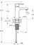Flow Square Mat Siyah Yüksek Lavabo Bataryası - A4293836 2