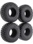4 Adet Kaya Paletli 2.2 Inç Lastikler Yumuşak 128MM Lastik Köpükler ile Eksenel Wraith SCX10 Jeep Wrangler Trx-4 2.2 Tekerlek (Yurt Dışından) 1